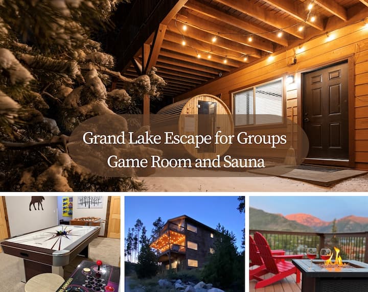 Stone Hill House In Grand Lake, Sauna/Game Room