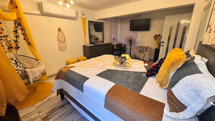 宽敞有趣！适合朋友或家人入住！ 景观美丽而令人放松！