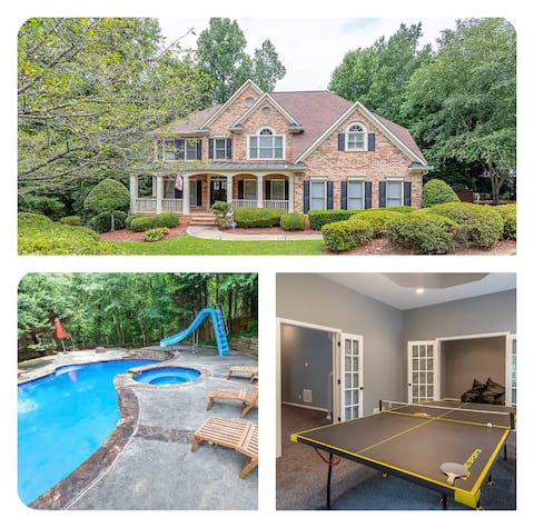 Luxe Vinings Estates 5bdrm Pool/Slide Open