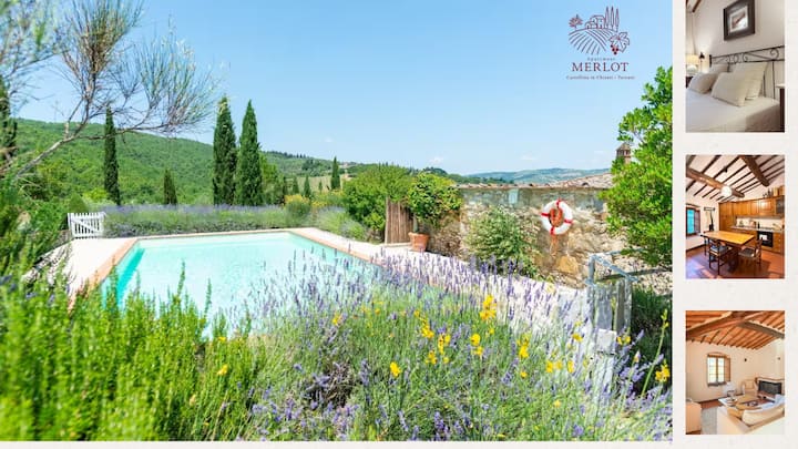 Merlot Apartment •In Heart Of Chianti• Pool•garden - Greve in Chianti