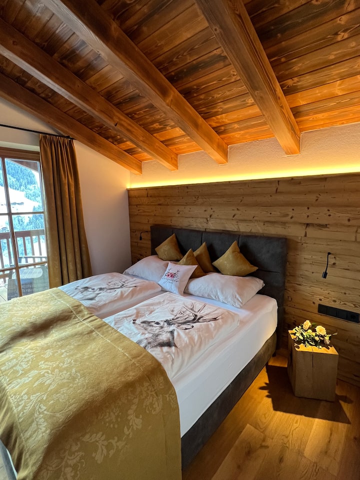 Master bedroom with balcony