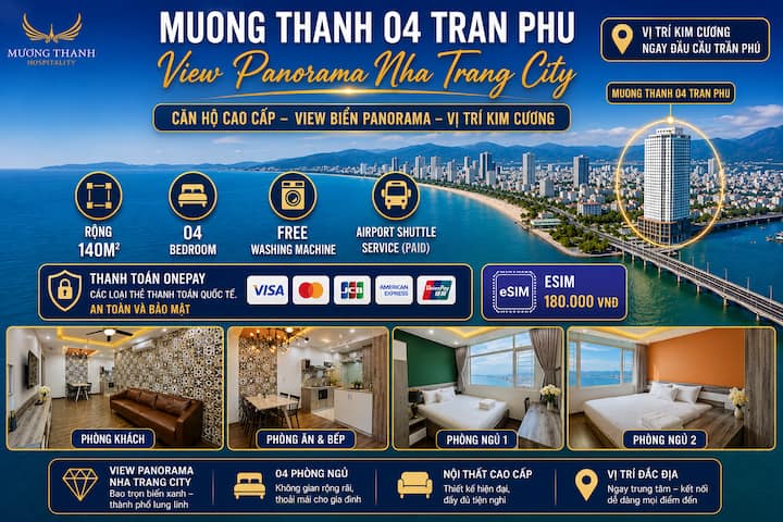 Muong Thanh No4 Tran Phu View Panaroma 04 Bedroom - Nha Trang