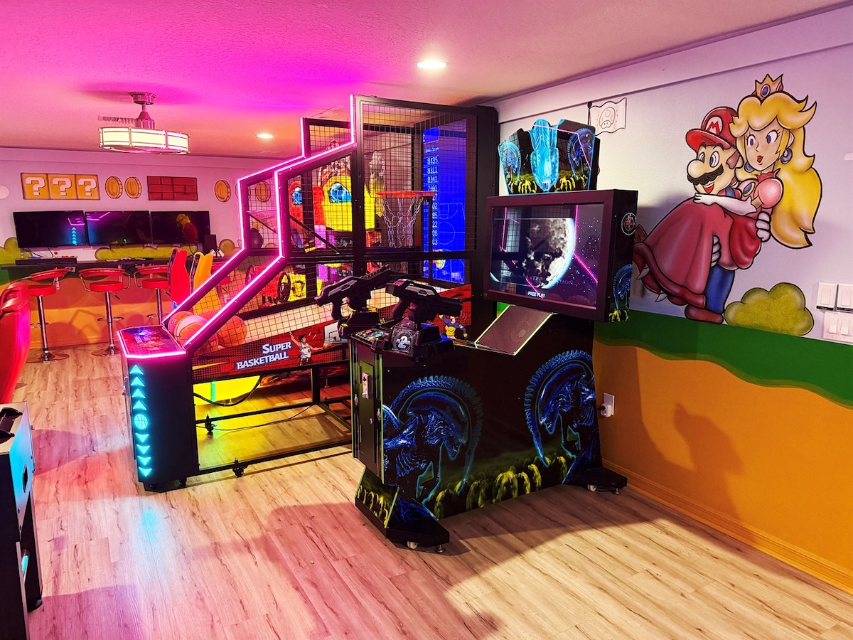 Disney 8BR Villa • 2 Theaters • Arcade • Pool/Spa