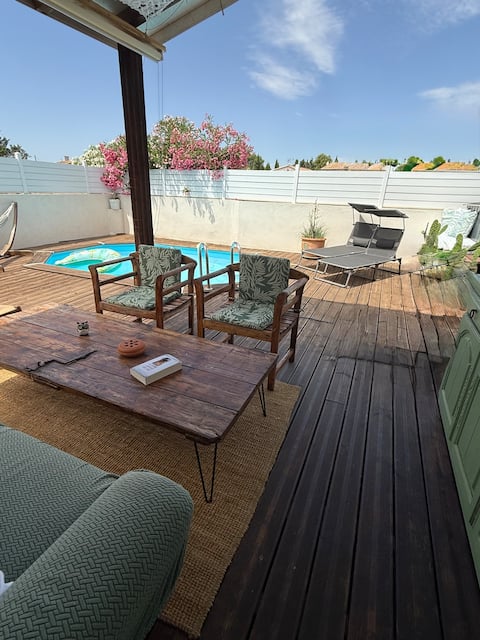 Entire 3-star villa near Montpellier & beach