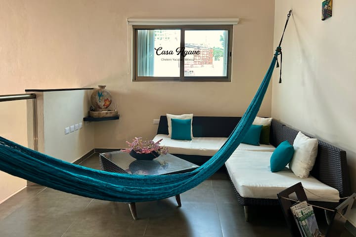 Living room on level 2 (bedroom area)