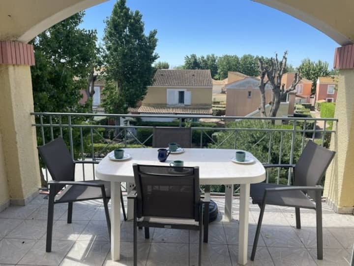 Appt 2 Pces Mez 46m2 + Terrasse 7m2 Ref 4018 - Marseillan