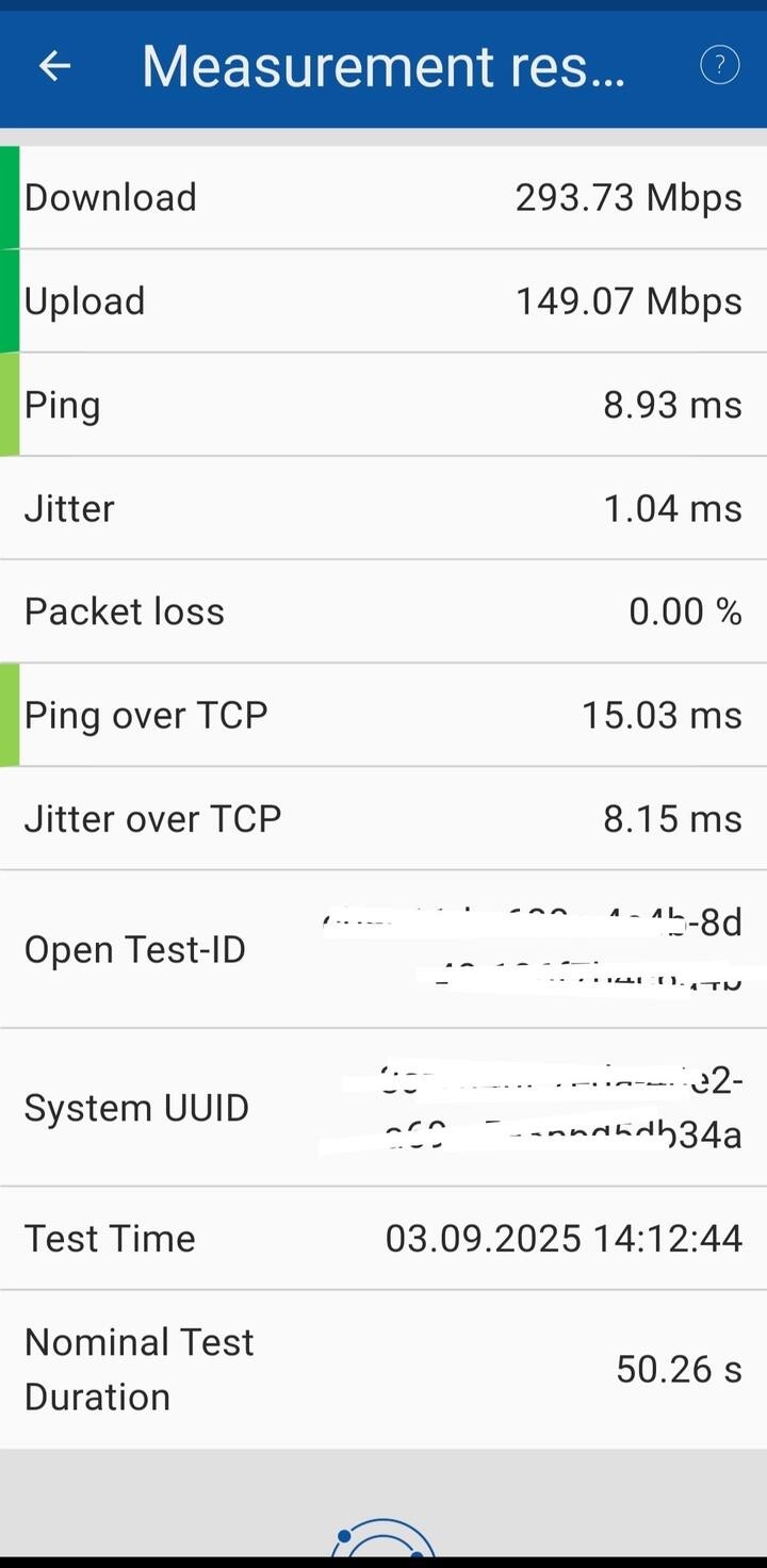 Test di velocità di Internet 