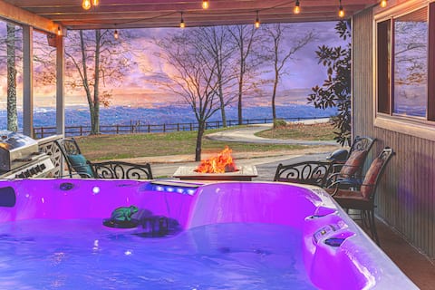 Million Dollar View | Hot Tub | Games | Firepit