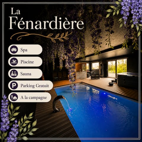 Cottage with Pool – 100% Private Spa and Sauna