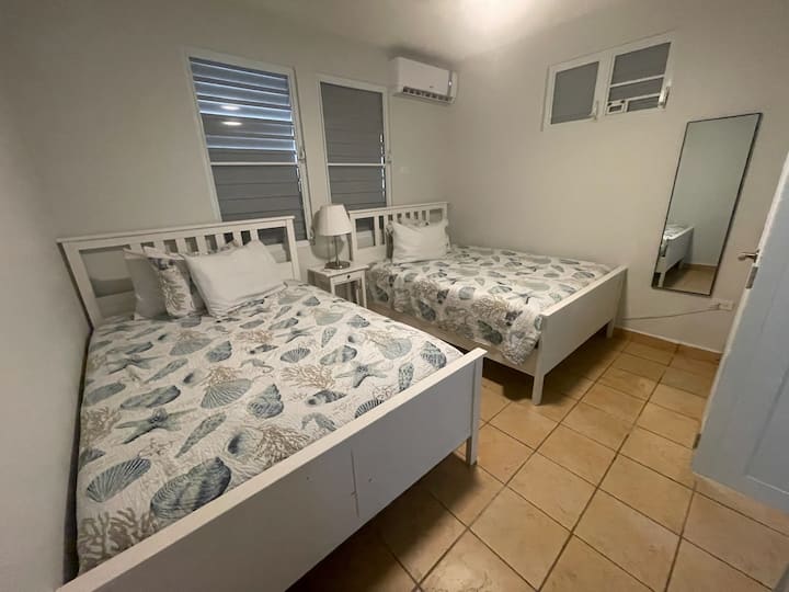 Dos camas de tamaño completo 