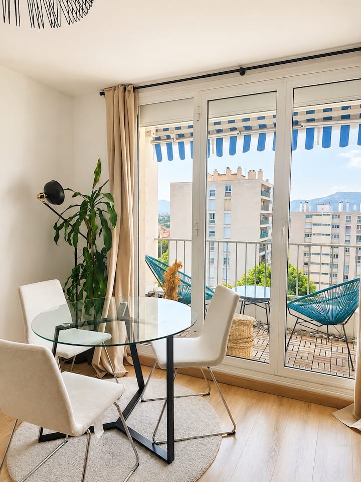 Appartement Proche Prado Ii, Plage Et Parc Borely - Marseille