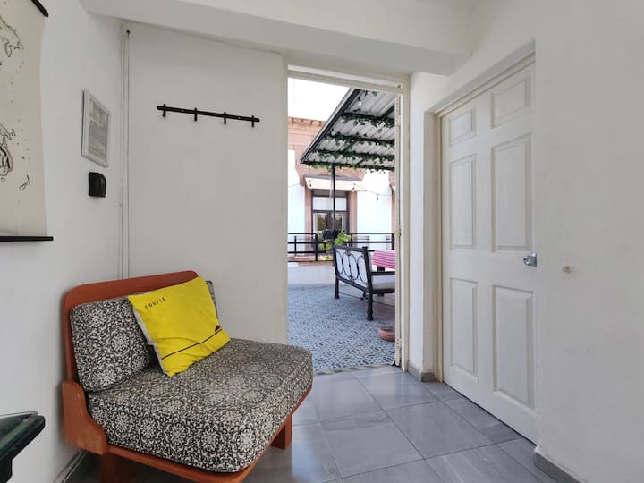 Terraza Privada, Departamento, 1 Hab. - San Luis Potosí