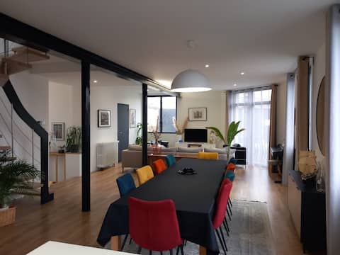 Large family house 8p, 14 max, no parties