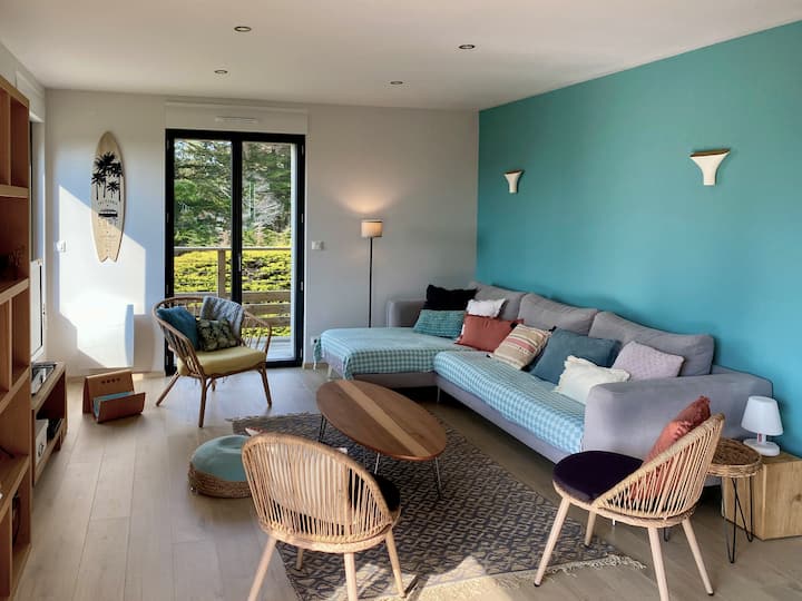 Villa-cabane Chic Vue Mer, Spa Et Plage à Pied - Brittany