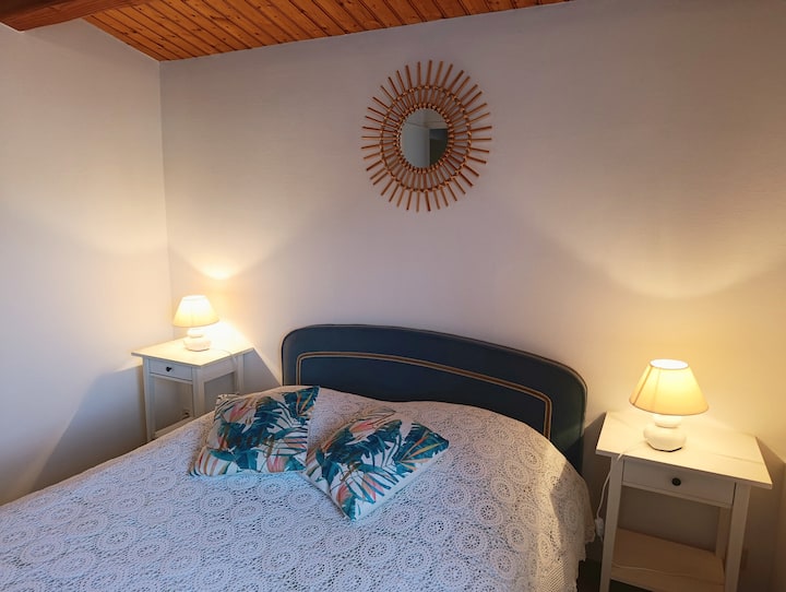 Chumba cha Bluu, chenye starehe na kinachopumzisha