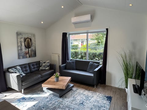 Popular Airbnb listing: Cozy Chalet Havik 9 for families & friends in Verspreide Huizen Zuiderzeeland Nunspeet