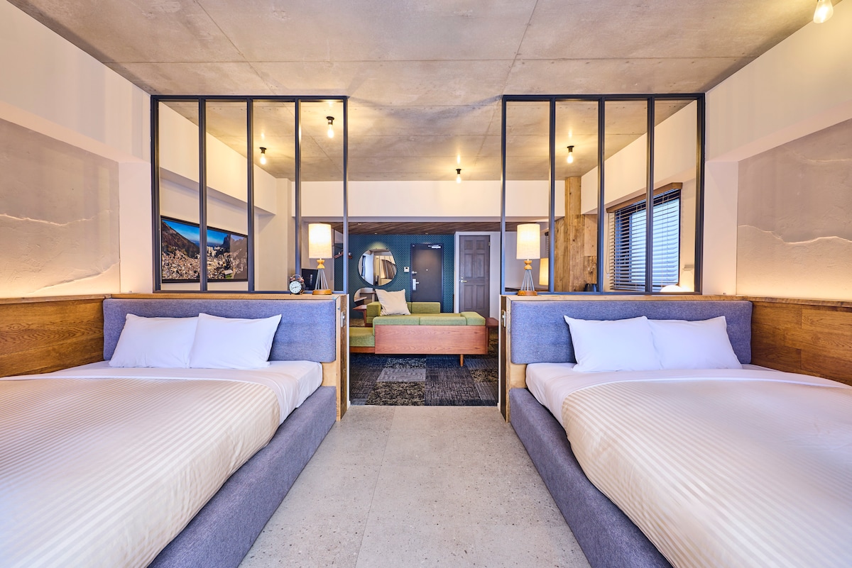 Executive Room 56㎡｜2クイーン＋2ソファベッド｜新宿まで20分