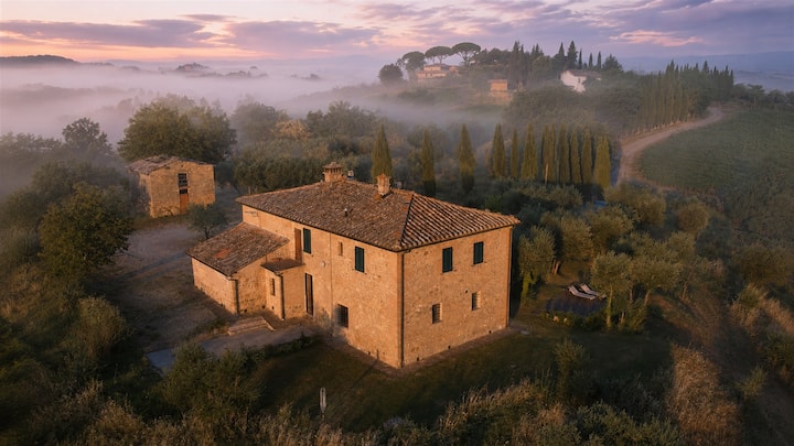 Tuscan Farmhouse - Stunning Views, Ac & Fast Wi-fi, 10 Min Siena - Tuscany