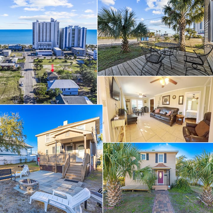 Dazzling Central 2king/oceanview/huge Private Yard - Myrtle Beach, SC