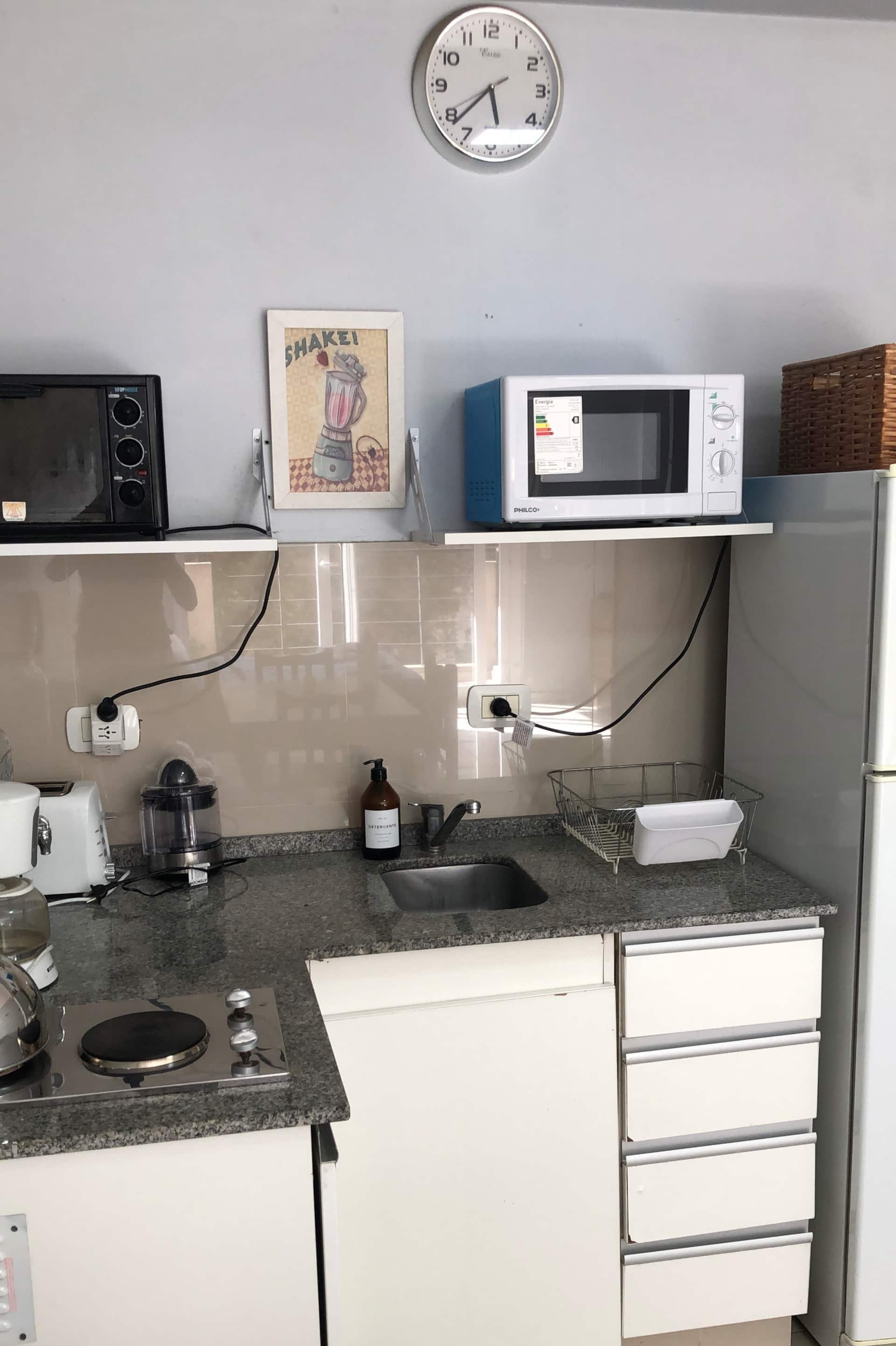Studio mobiliado em Recoleta com Wi-Fi e área de lazer