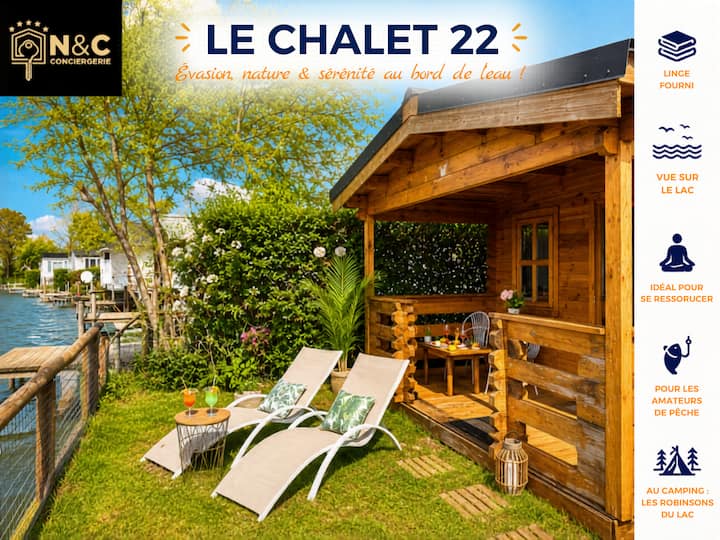 Chalet 22 Au Bord Du Lac D'ardres - Pêche Gratuite - Ardres