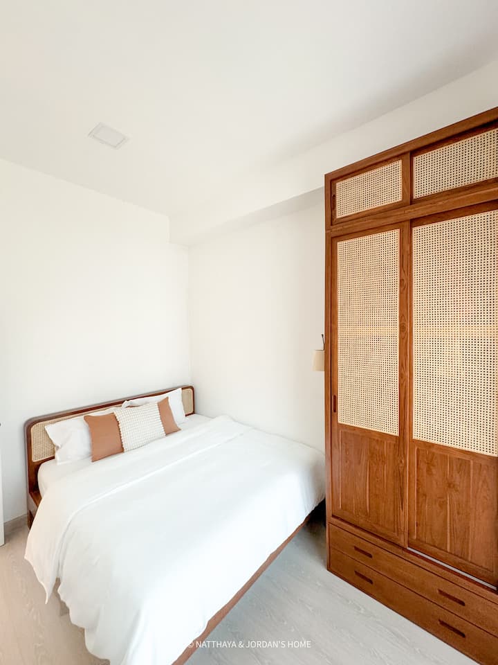 Hoofdslaapkamer, kingsize bed