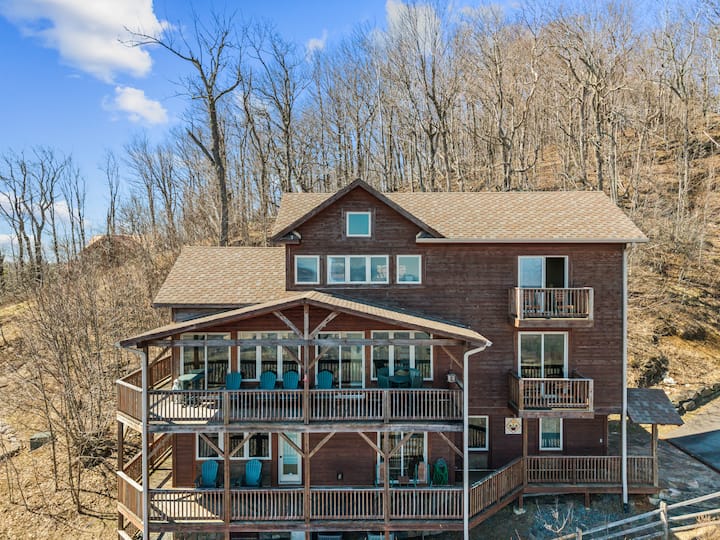 The Treetop Terrace, Views, Decks, Sleeps 13 - Carolina del Norte