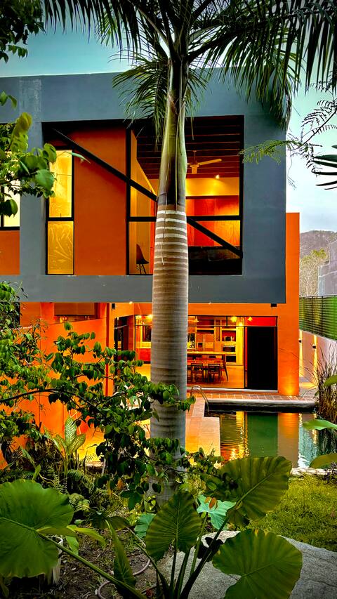 Beautiful private villa with an ecological pool