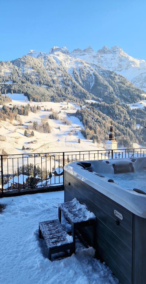 Mountain chalet with SPA in Portes du Soleil area