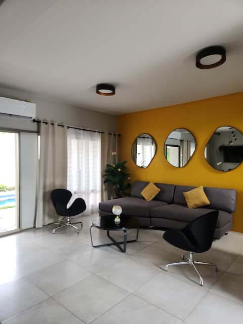 Fully equipped house, complete A/C, private pool