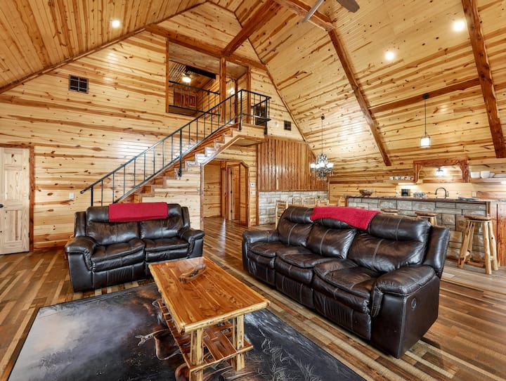 Luxury Cabin Near The Talimena Drive With Fishing - Oklahoma