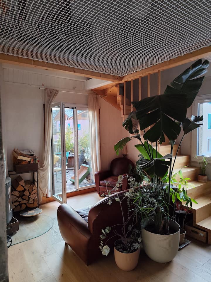 Chambre Cosy Dans Un Appartement Moderne En Vallée - Bourg-Saint-Maurice