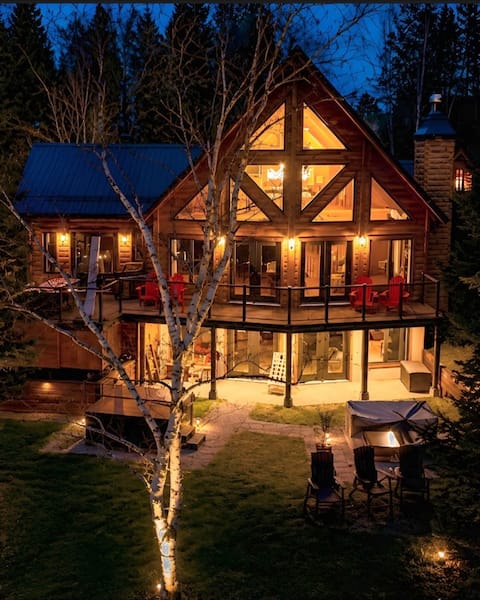 Luxurious Chalet le Boréal 201 - Spa / Billiards / Lake