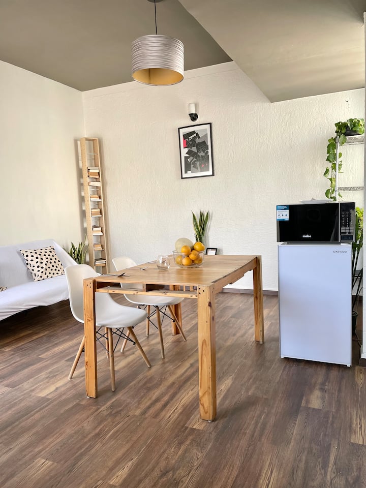 Apartamento Con Terraza Compartida En Roma Norte ! - Mexico Distrito Federal