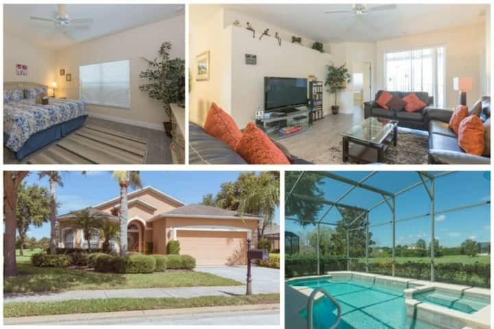 Sussex Relax Villa 4br 3ba Conservation View - Davenport, FL