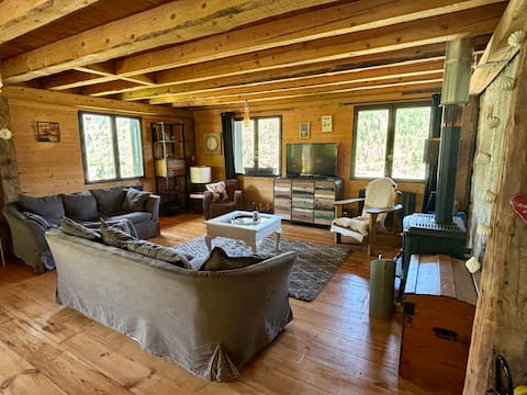 Typical house in a beautiful setting