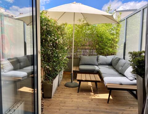 Chalet atmosphere with terrace