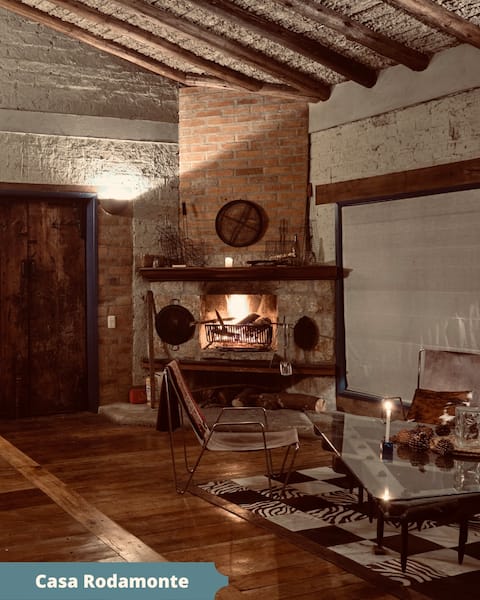 Cabin in the Juaica Mountains · Fireplace