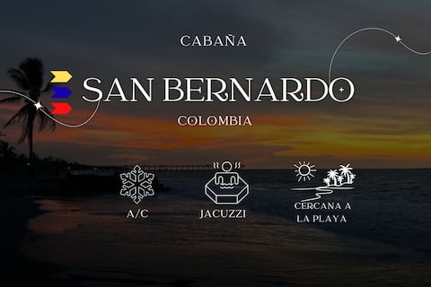 Cabin +AC+WiFi+Jacuzzi+BBQ+SeaFront@SanBernardo