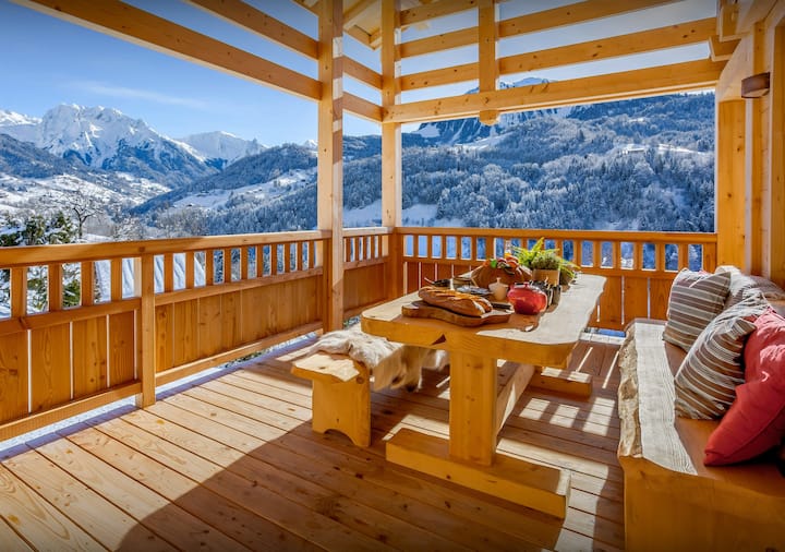 Séjour Au Ski Pour 10 - Panorama - Manigod