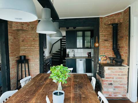 Cozy white house close to the nature with Wi-Fi