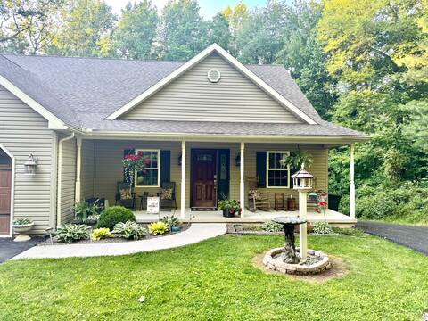 First Floor Home in the Woods Near Amish Country