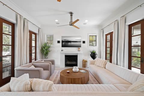 The Rosewater House in the heart of Rosemary Beach