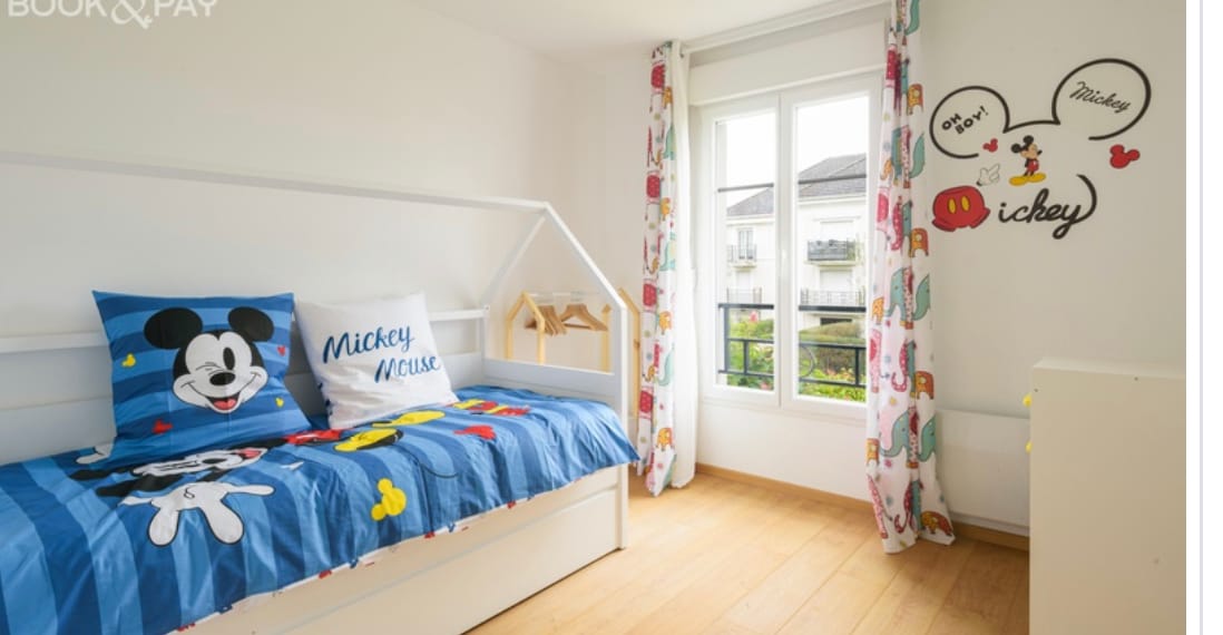 Საბავშვო ოთახი 2 საწოლით 90x200