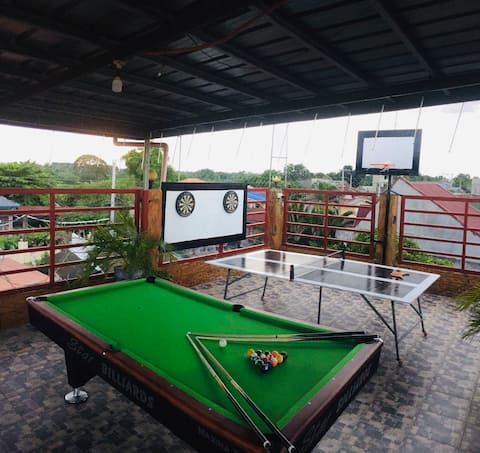 Reach the fun at heavenly angels rooftop