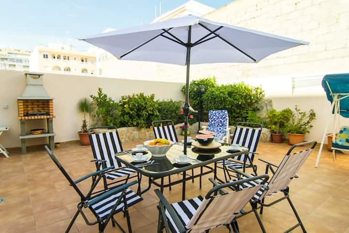 Acogedor Apartamento Con 140m Terraza Con Piscina Privada - Torrevieja