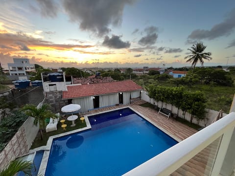 House in Jacumã with pool and SEA view