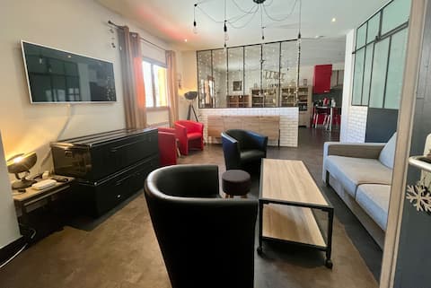 Apartment for 10 people at the foot of the slopes!