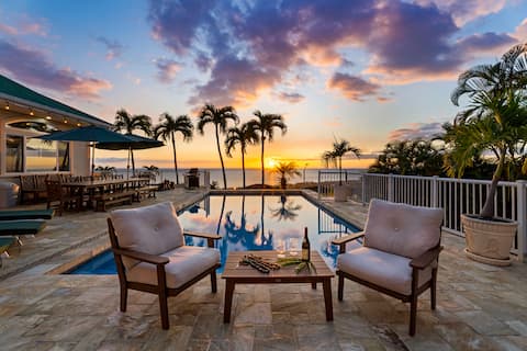 Honu Hale: Oceanview Estate w/ Pool, Hot Tub, AC