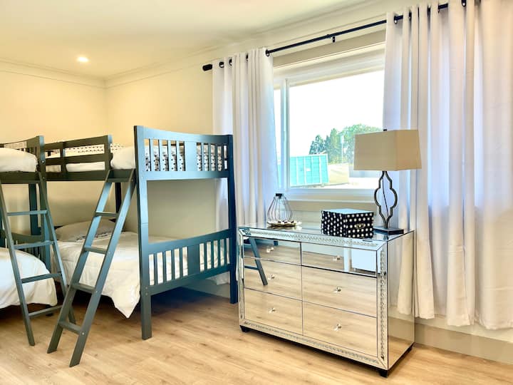 Third bedroom has 2 sets twin size bunk beds